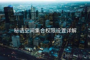 秘语空间集合权限设置详解