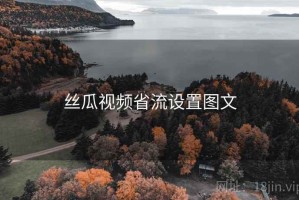 丝瓜视频省流设置图文