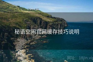 秘语空间官网缓存技巧说明
