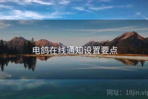 电鸽在线通知设置要点