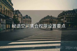 秘语空间集合权限设置要点