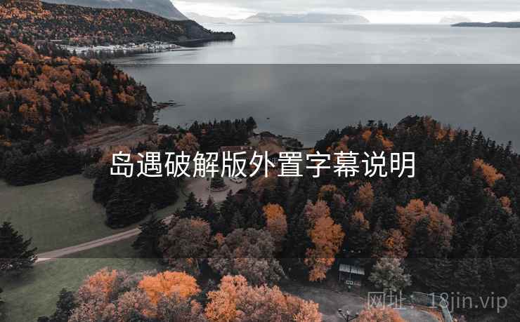 岛遇破解版外置字幕说明
