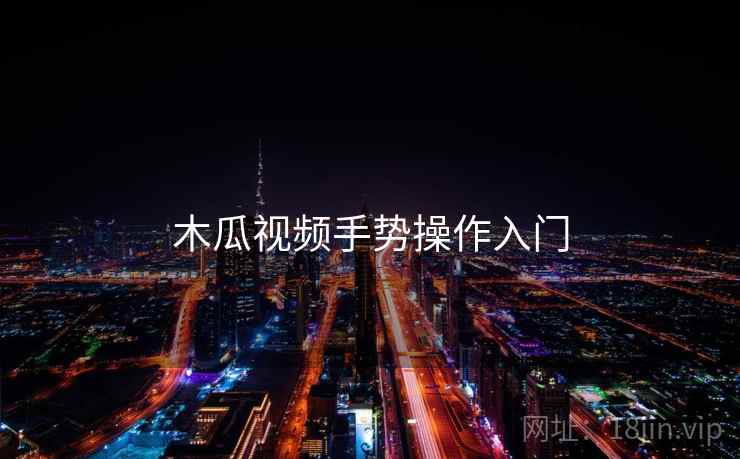 木瓜视频手势操作入门