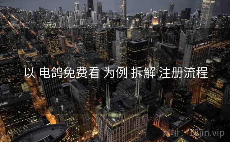 以 电鸽免费看 为例 拆解 注册流程