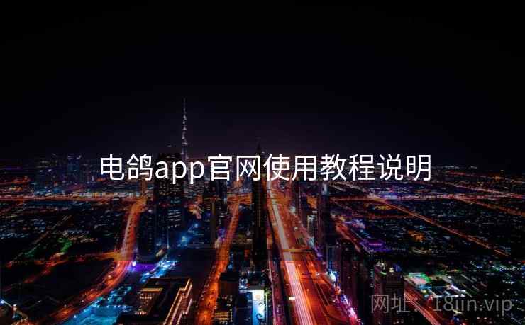 电鸽app官网使用教程说明