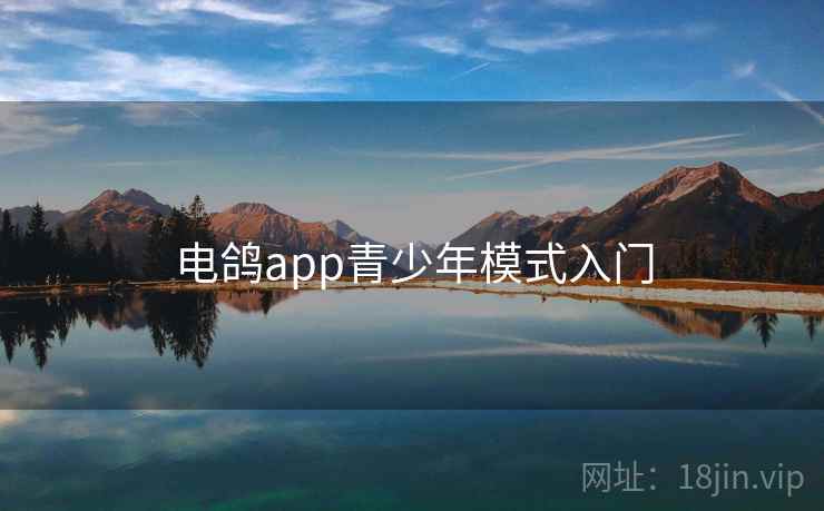 电鸽app青少年模式入门