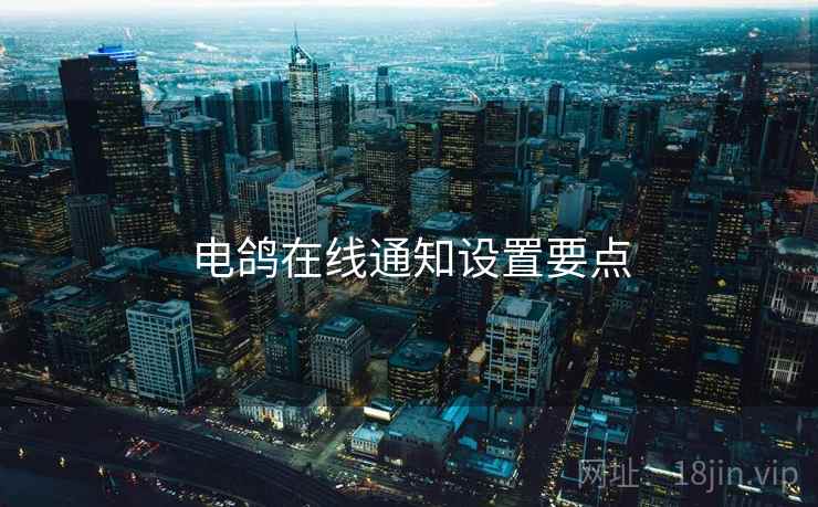 电鸽在线通知设置要点
