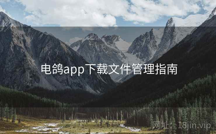 电鸽app下载文件管理指南