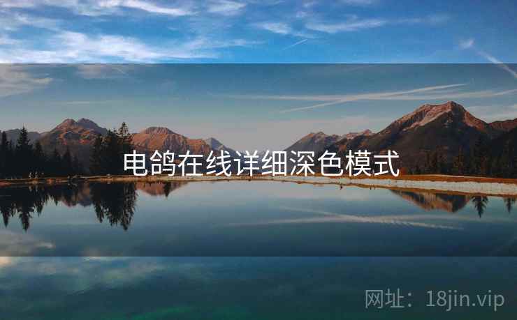 电鸽在线详细深色模式