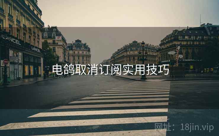 电鸽取消订阅实用技巧